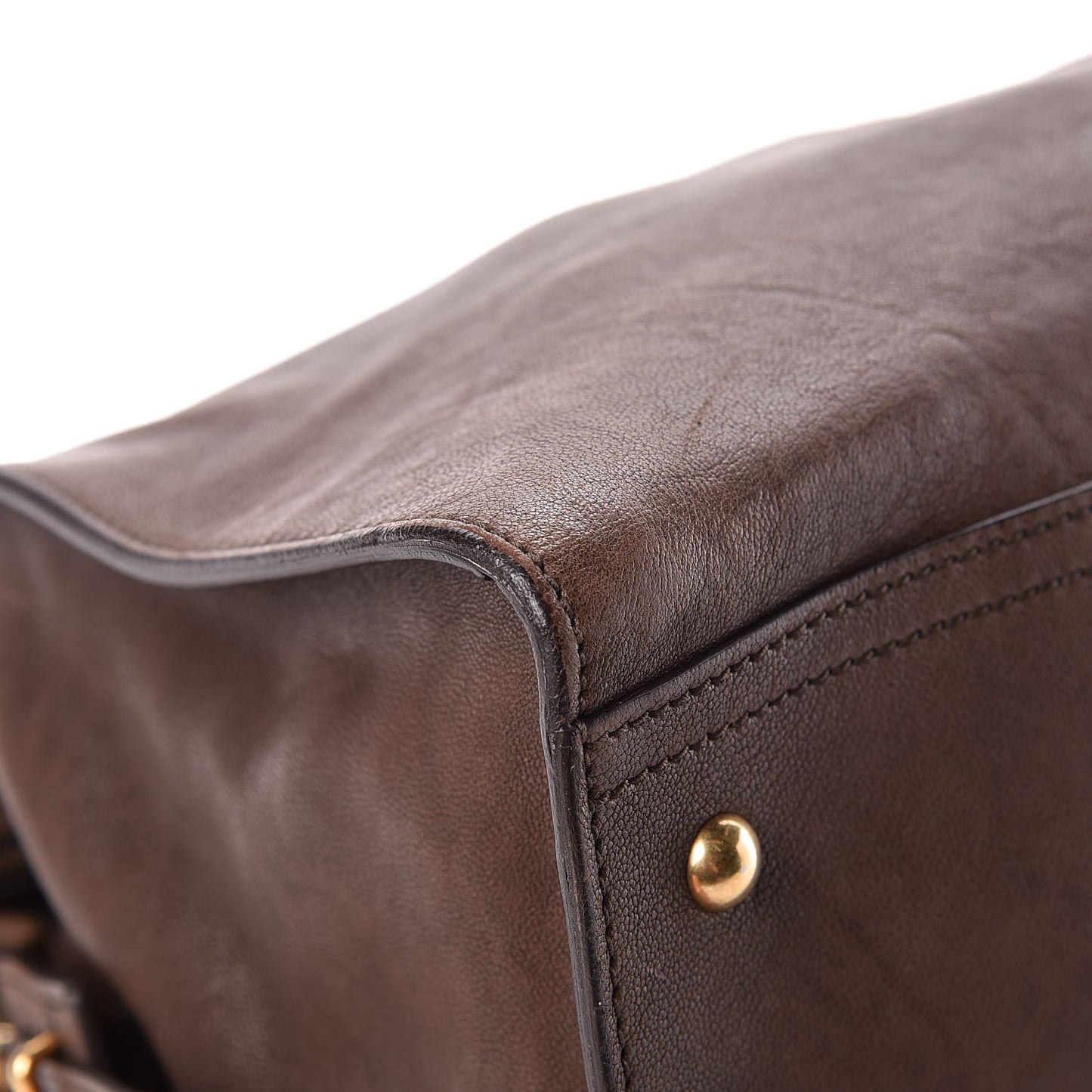 Sheepskin Large Cabas ChYc Dark Brown