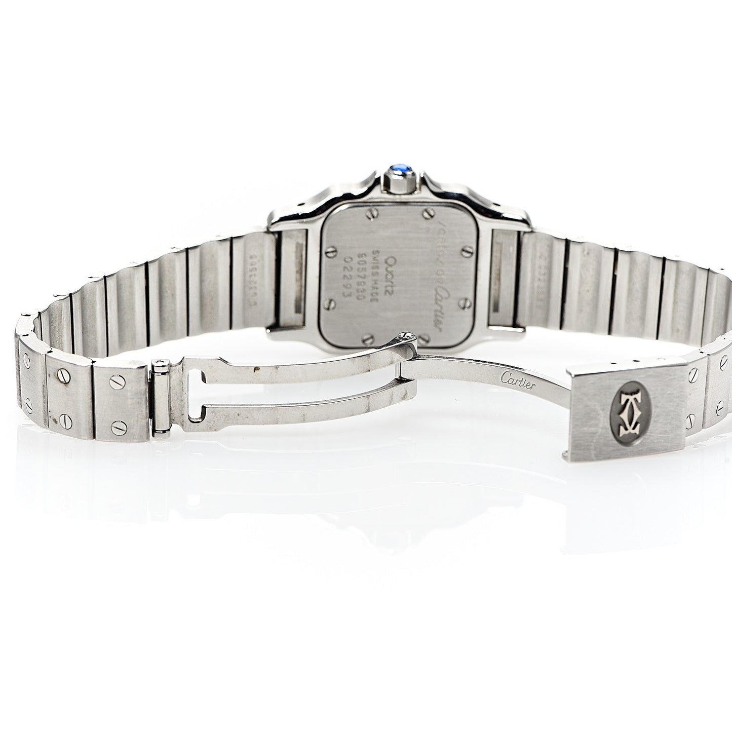 Stainless Steel 24mm Santos de Galbee Quartz Watch