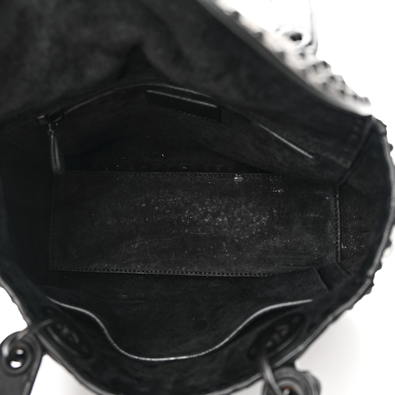 Christian Dior Calfskin Cannage Embossed Studded Medium Supple Lady Dior Black 5 of 16