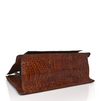 Nancy Gonzalez Crocodile Tote Brown 5 of 12
