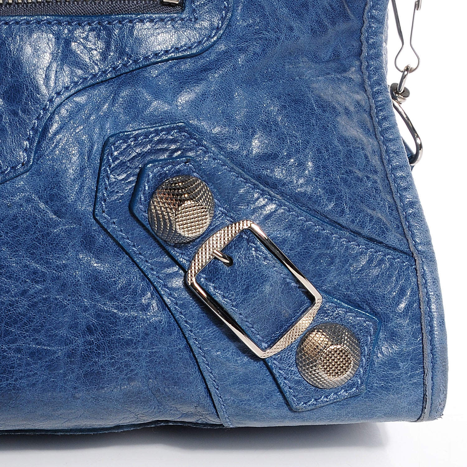 Balenciaga Chevre Giant 21 Silver Hardware City Ocean 7 of 15