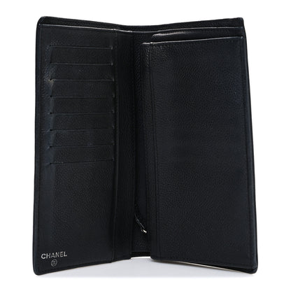 Chanel Caviar Timeless CC Yen Wallet Black 5 of 8