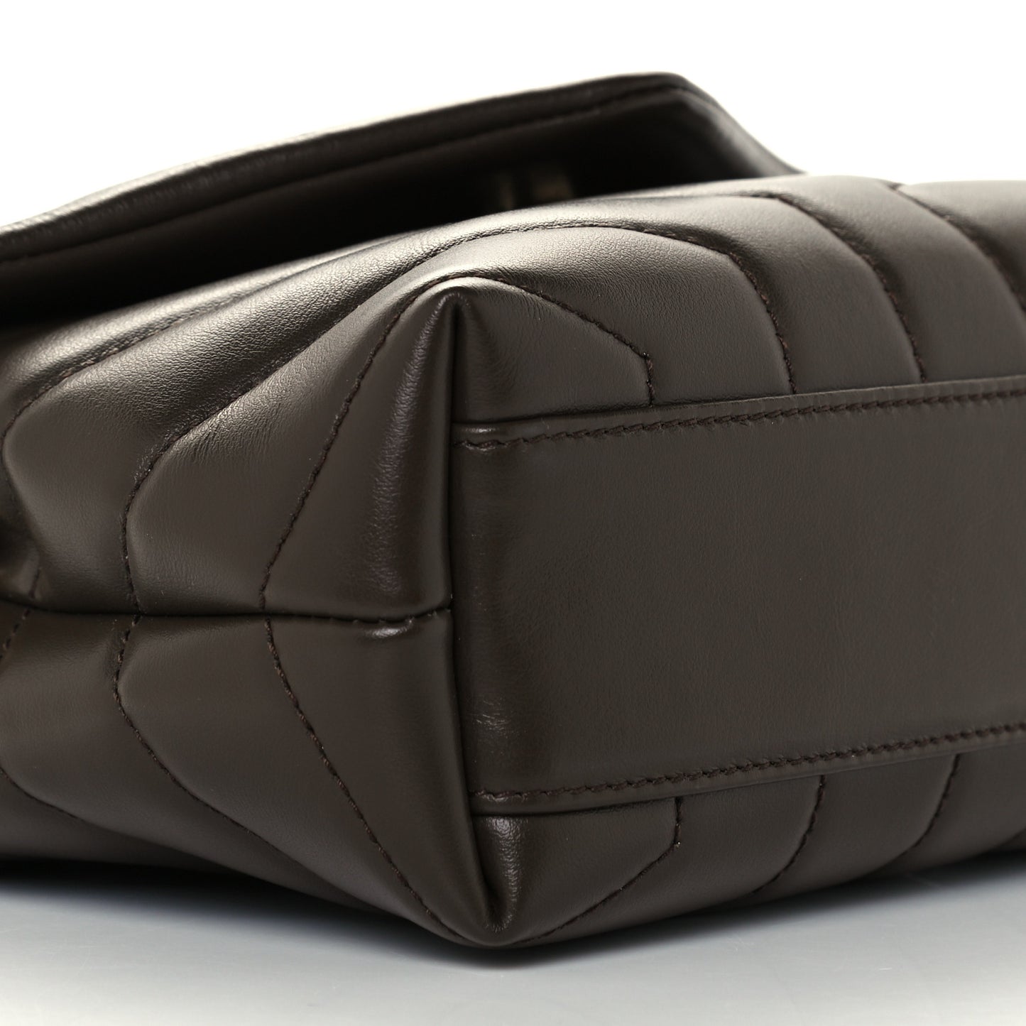 Calfskin Y Quilted Monogram Toy Loulou Crossbody Bag Earth