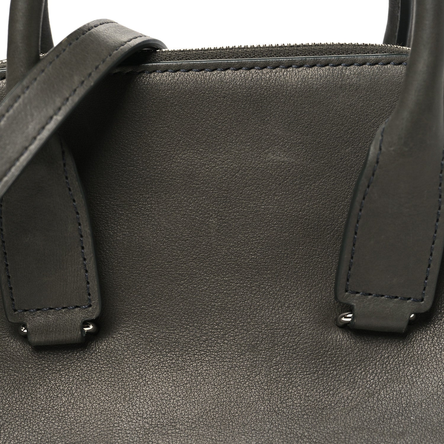 The Row Saddle Calfskin Mini Devon Bag Koala Grey 7 of 9
