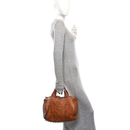 Alexander Wang Lambskin Quilted Rocco Duffel Brown 2 of 9