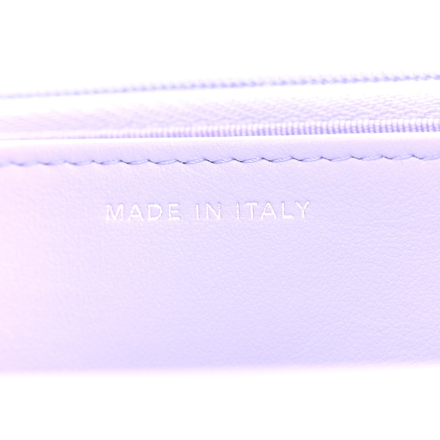 Caviar Quilted Wallet on Chain WOC Light Purple