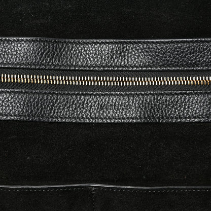 Celine Soft Grained Calfskin Medium Belt Cabas Phantom Black 7 of 9