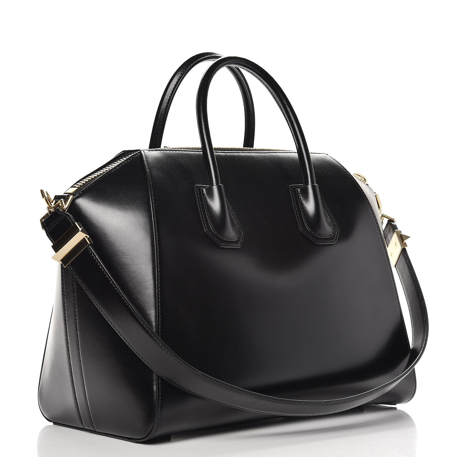 Givenchy Shiny Lord Calfskin Medium Antigona Black 3 of 11
