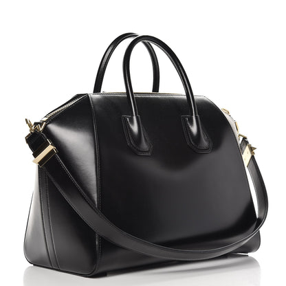 Givenchy Shiny Lord Calfskin Medium Antigona Black 3 of 11