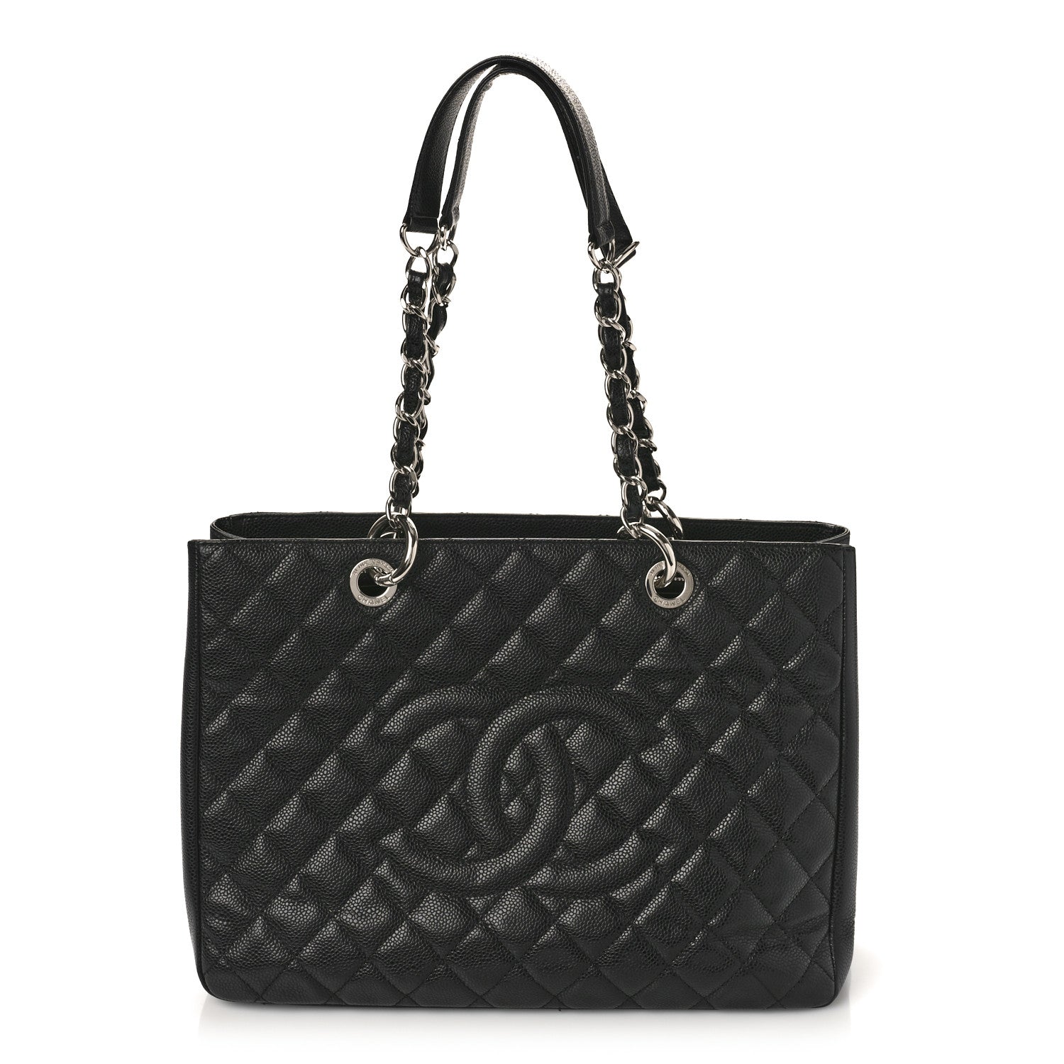 Chanel Caviar Quilted Grand Shopping Tote GST Black 1 of 11