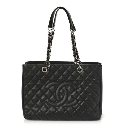 Chanel Caviar Quilted Grand Shopping Tote GST Black 1 of 11