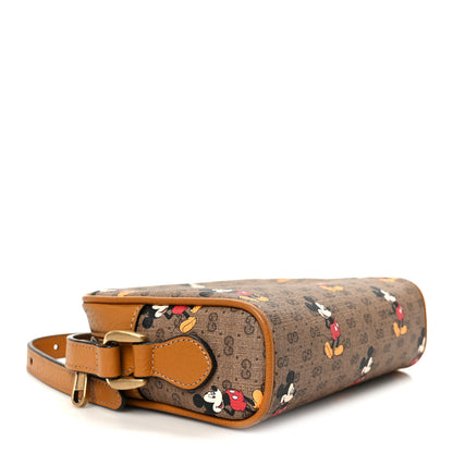 Gucci X DISNEY Mini Vintage GG Supreme Monogram Mickey Mouse Shoulder Bag Beige Vintage Sun Oil 4 of 10