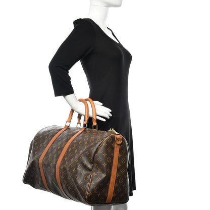 Louis Vuitton Monogram Keepall Bandouliere 50 2 of 15