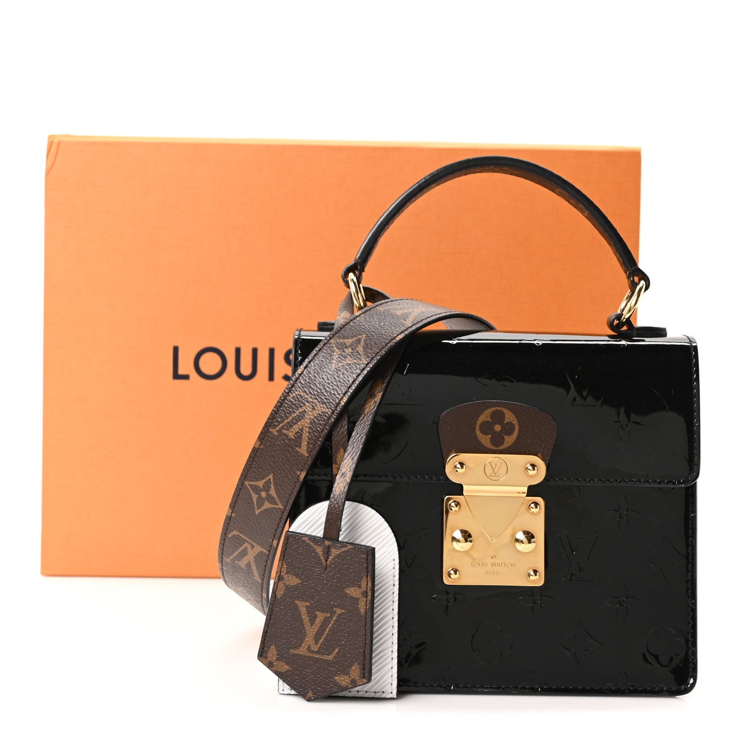 Louis Vuitton Vernis Epi Monogram Spring Street Black 10 of 10