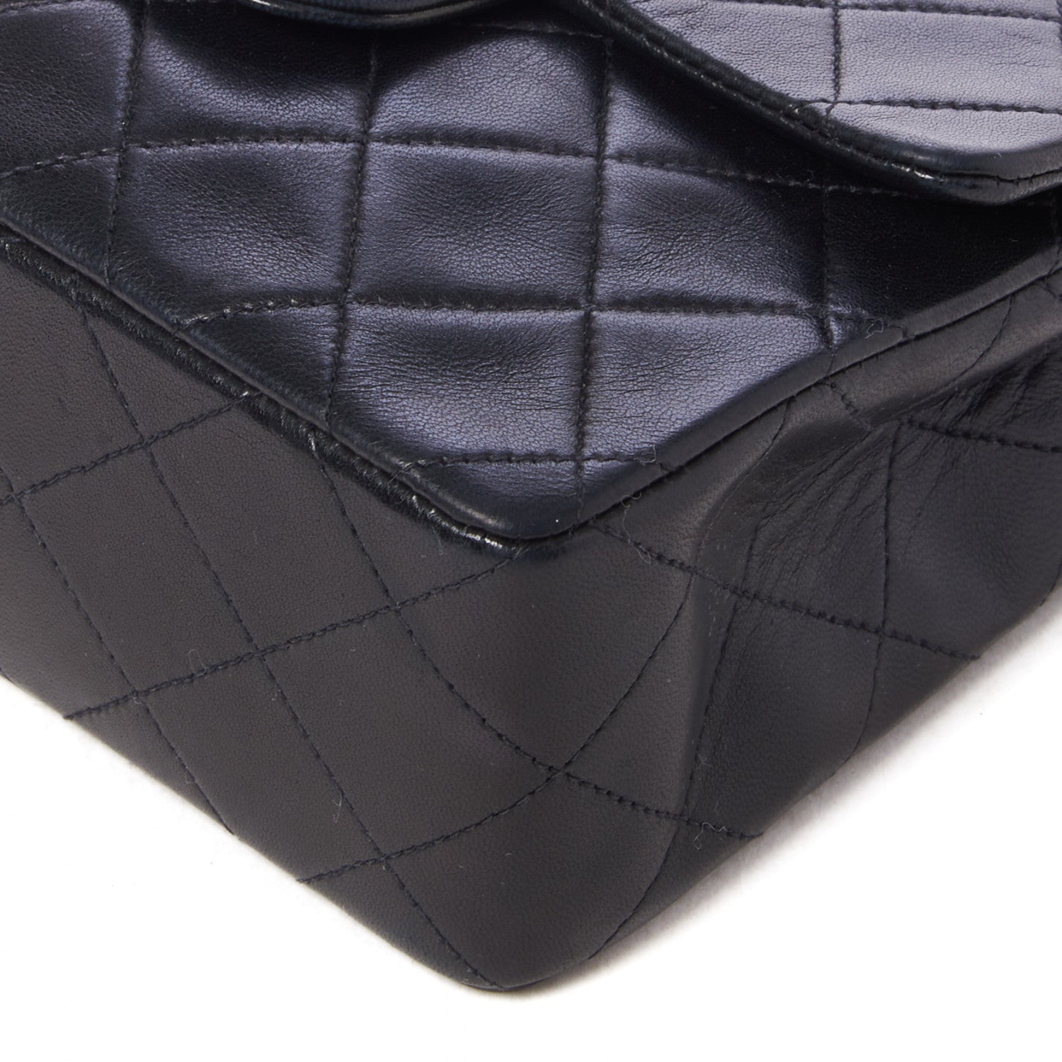 Chanel Lambskin Quilted Mini Square Flap Black 5 of 9
