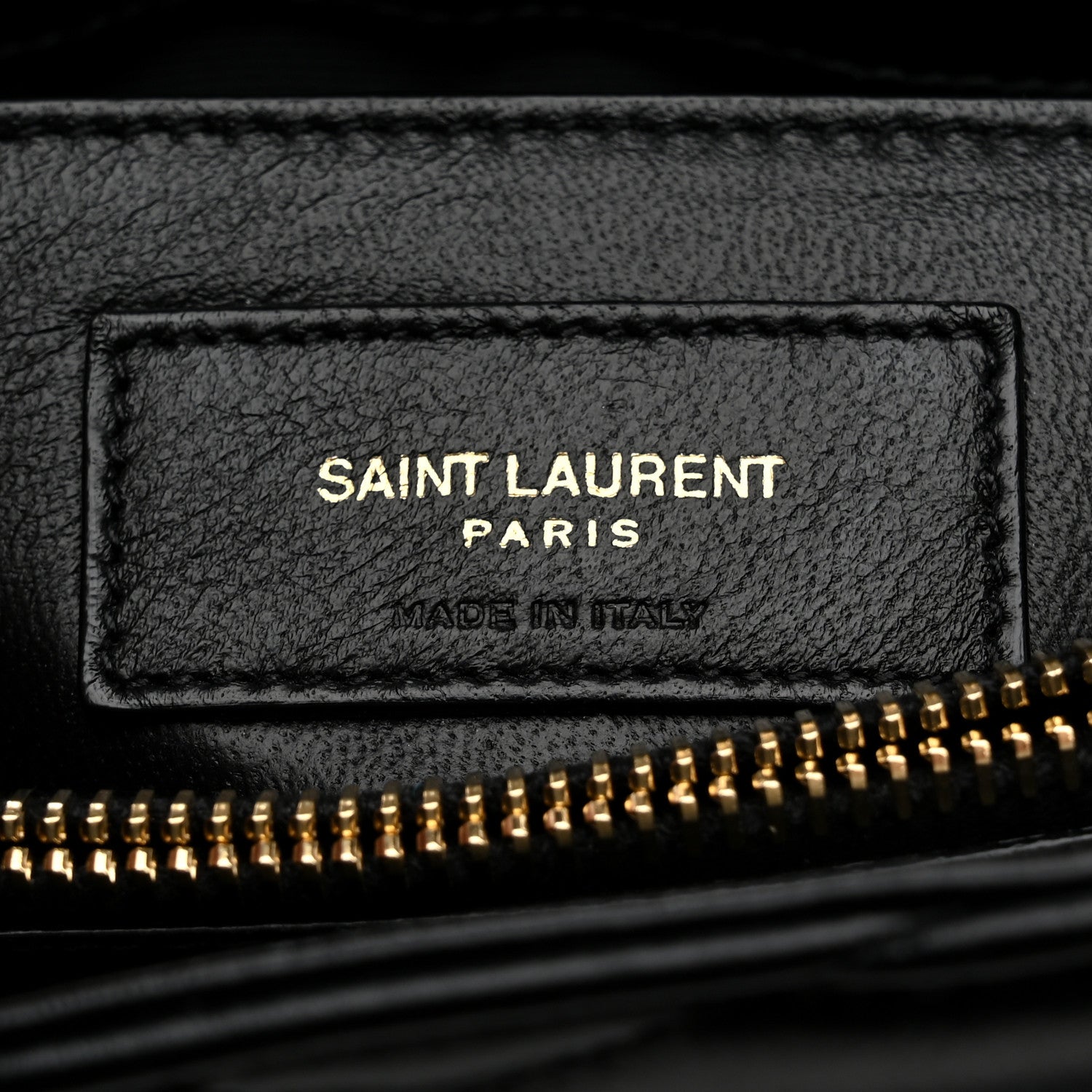 Saint Laurent Calfskin Y Quilted Monogram Small Loulou Chain Satchel Black 7 of 12