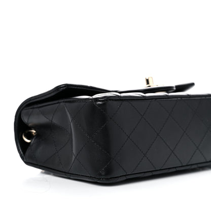 Chanel Lambskin Quilted Mini Rectangular Flap Black 8 of 12