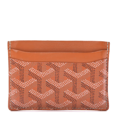 Goyard Goyardine Saint Sulpice Card Holder Orange 1 of 10