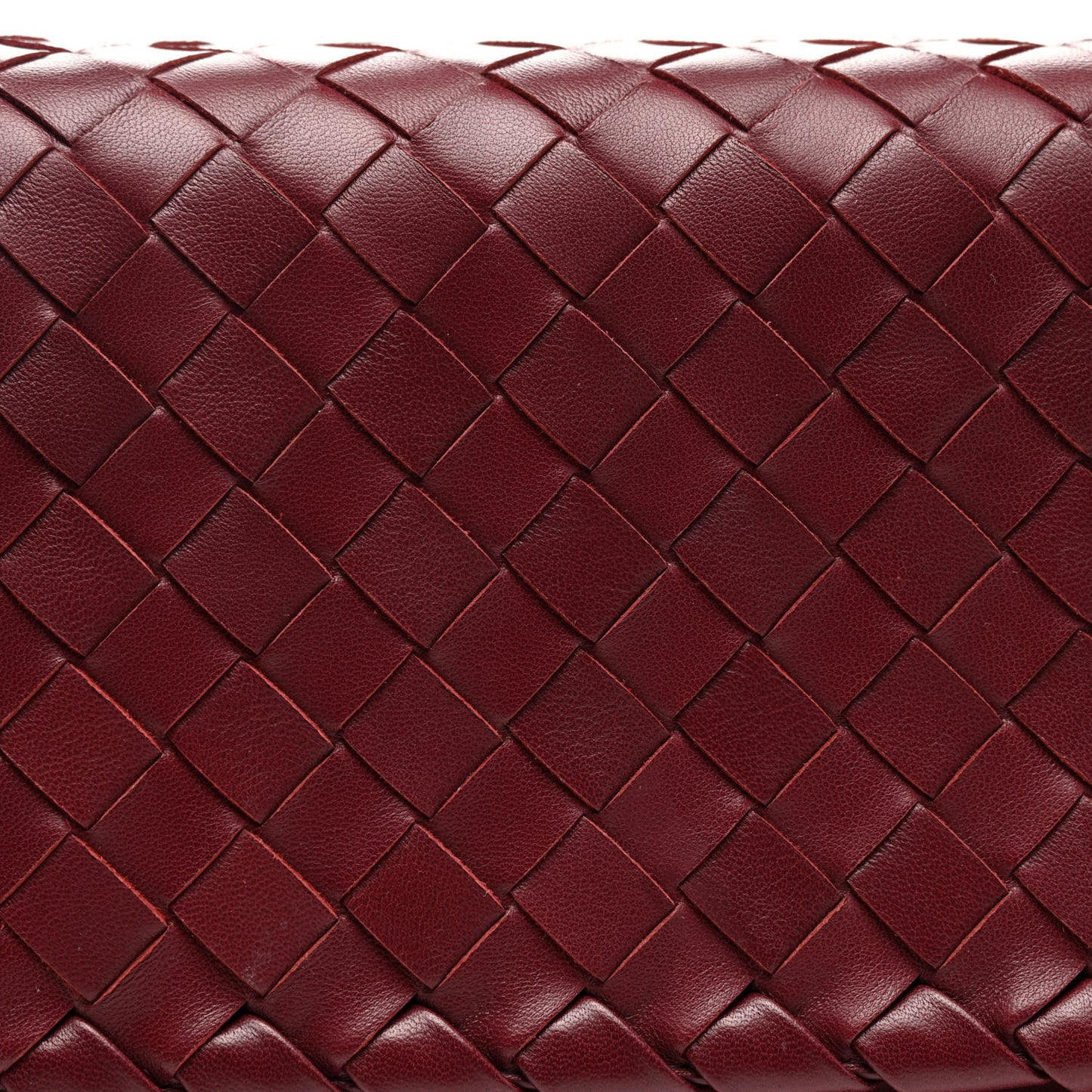 Nappa Intrecciato Crossbody Bordeaux
