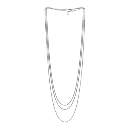David Yurman Sterling Silver 14K Yellow Gold 1.7mm Box Chain Necklace 72" 3 of 4
