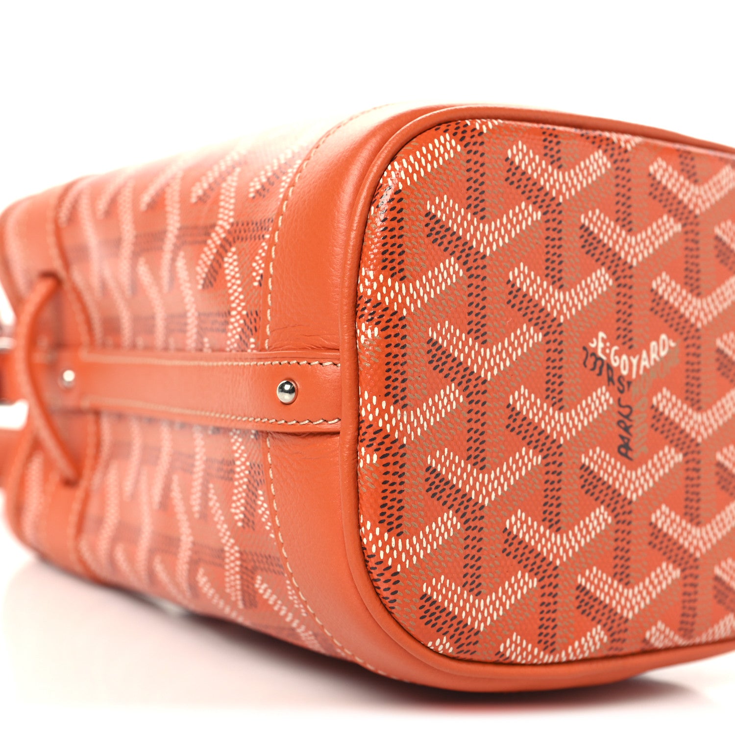 Goyard Goyardine Petit Flot Mini Bucket Bag Orange 8 of 9
