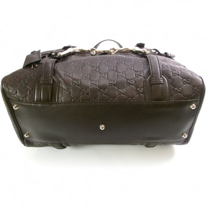 Gucci Guccissima 85th Anniversary Boston Tote Chocolate Brown 4 of 11
