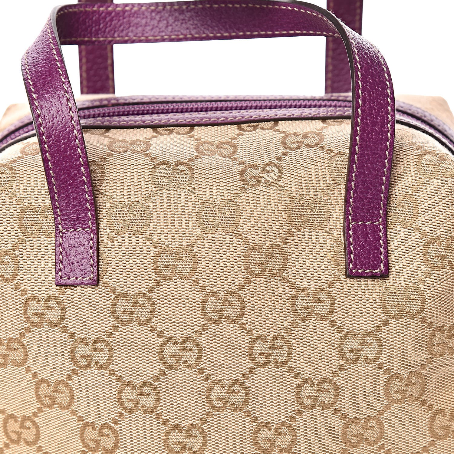 Gucci Monogram Large Balthus Cosmetic Pouch Purple 10 of 11
