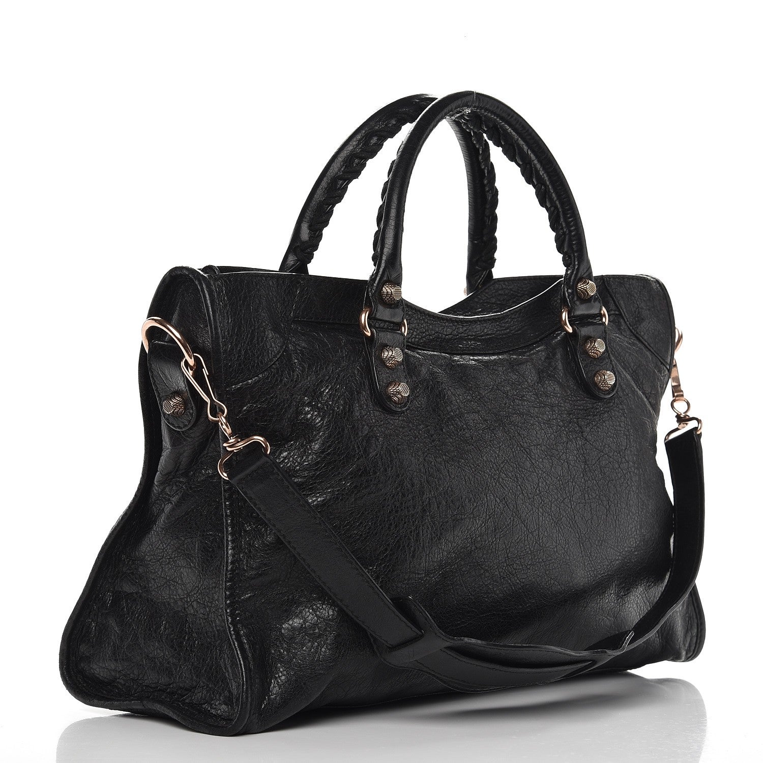 Balenciaga Agneau Giant 12 Rose Gold Hardware City Black 4 of 10