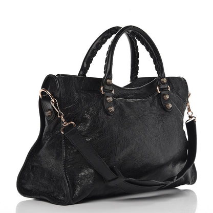 Balenciaga Agneau Giant 12 Rose Gold Hardware City Black 4 of 10