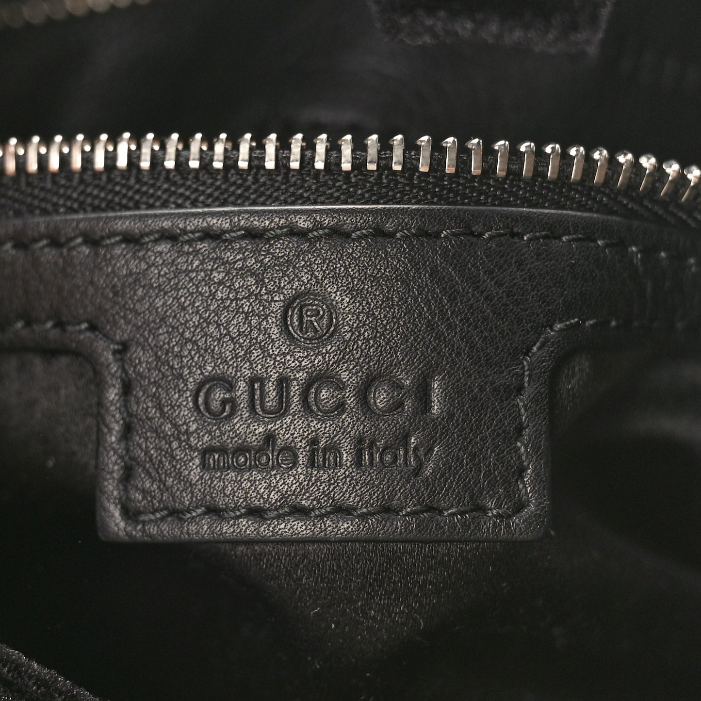 New Velvet Ashmir GG Monogram Small Jackie 1961 Hobo Black