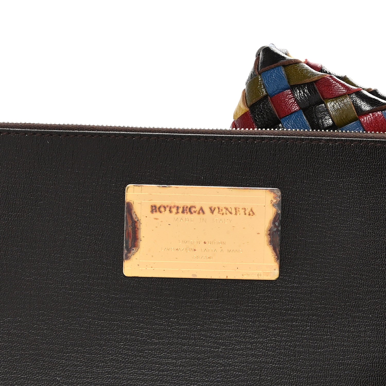 Bottega Veneta Shiny Goatskin Intrecciato Small Cabat Multicolor 12 of 12