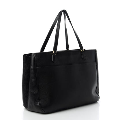 Gucci Calfskin Tote Black 3 of 10