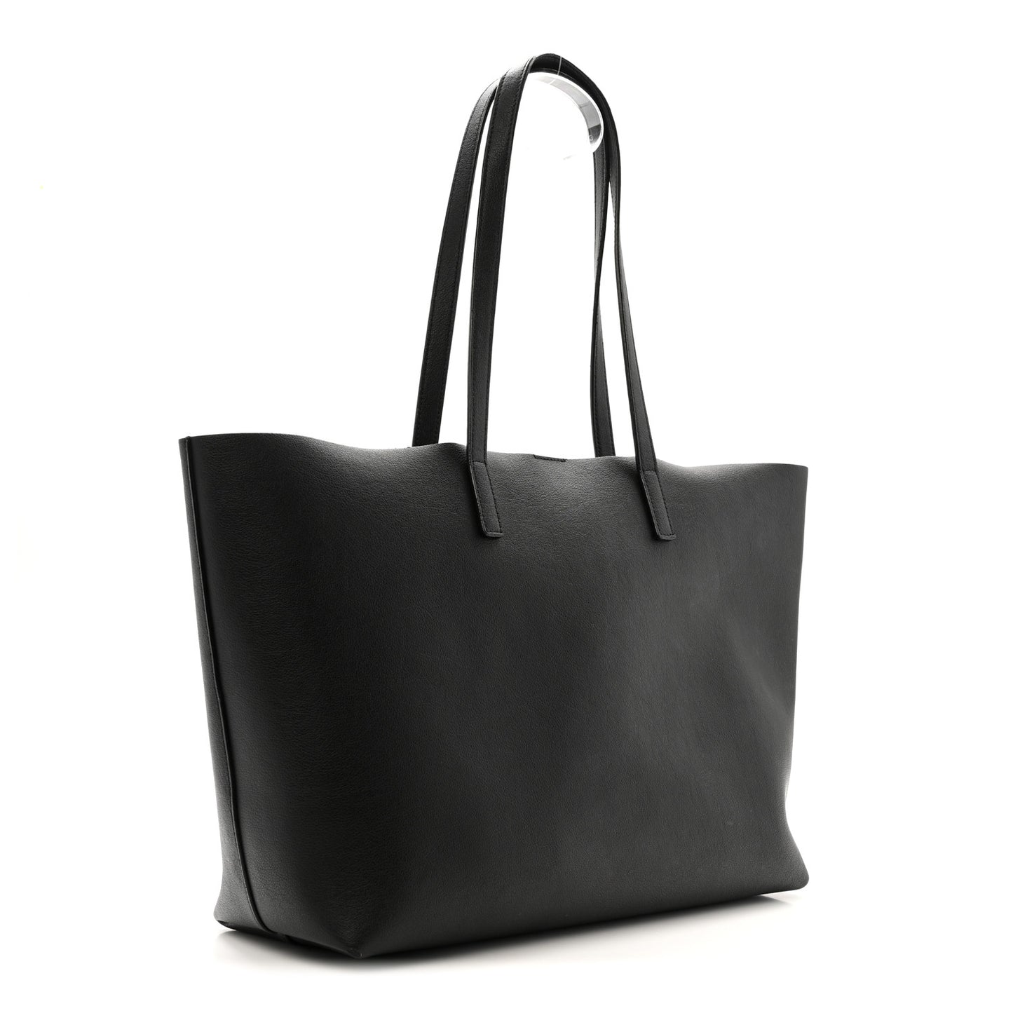 Calfskin Large Shopping Tote Black