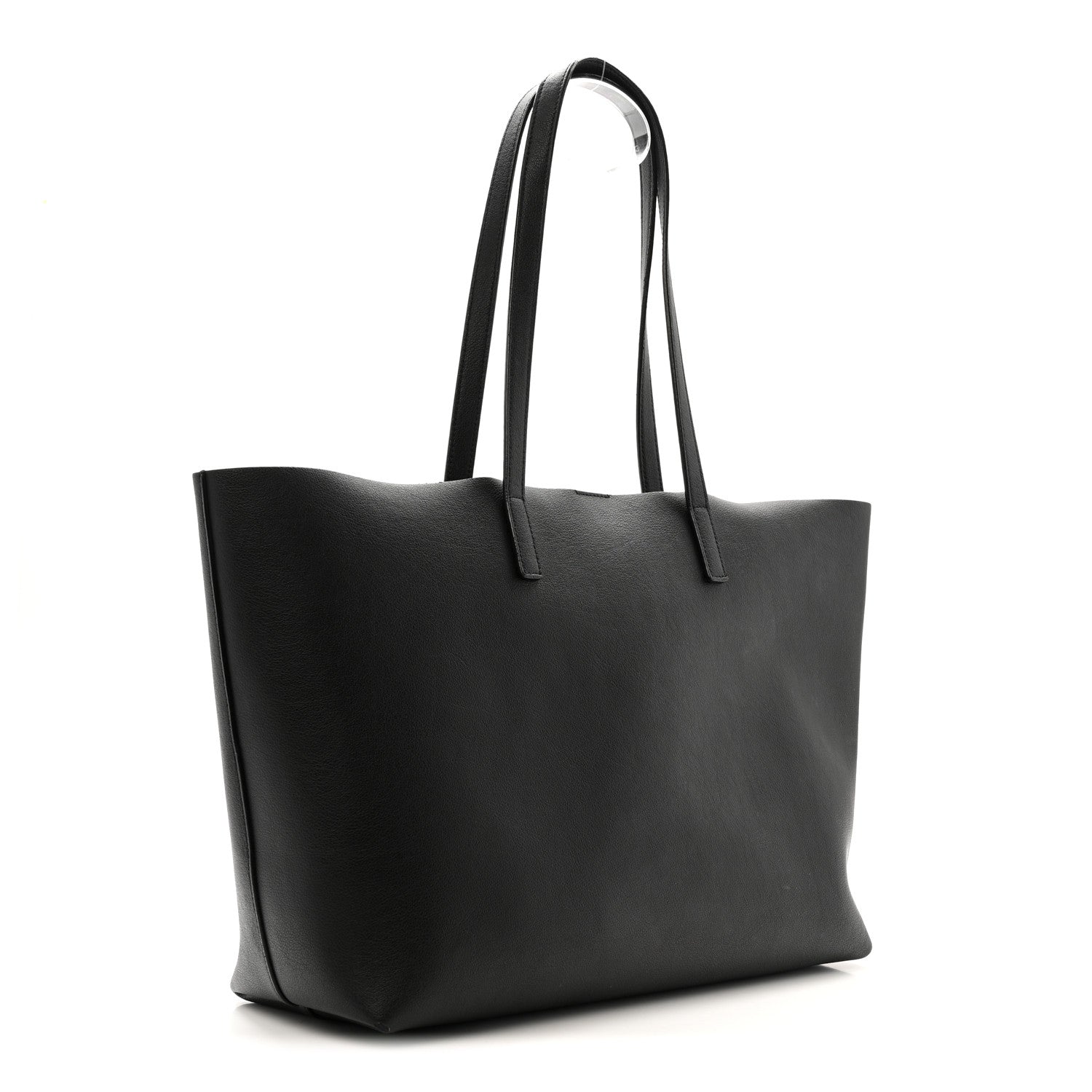 Saint Laurent Calfskin Large Shopping Tote Black 4 of 12