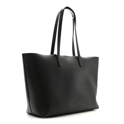 Saint Laurent Calfskin Large Shopping Tote Black 4 of 12