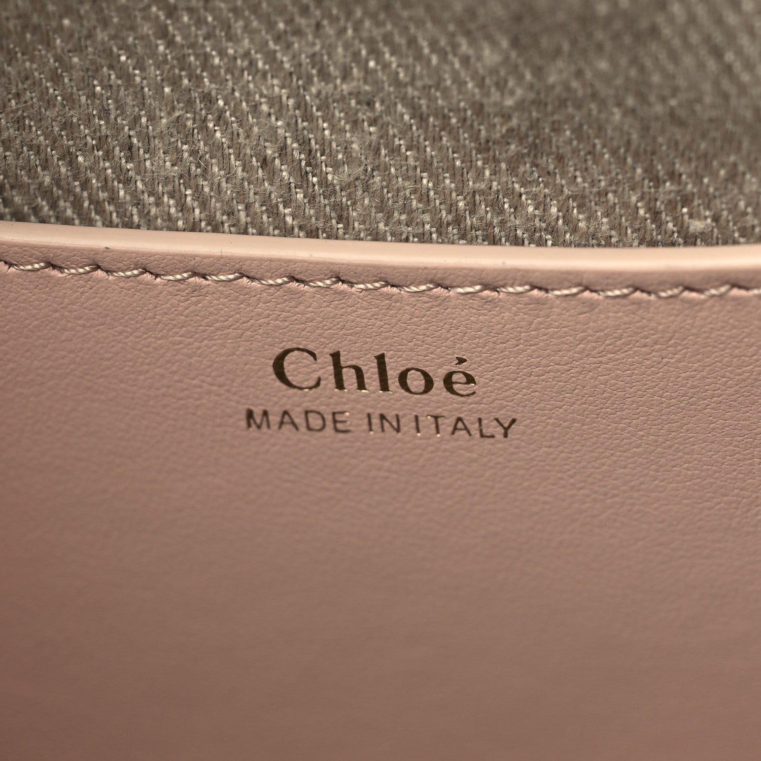 Chloe Calfskin Mini Judy Shoulder Bag Cement Pink 5 of 8