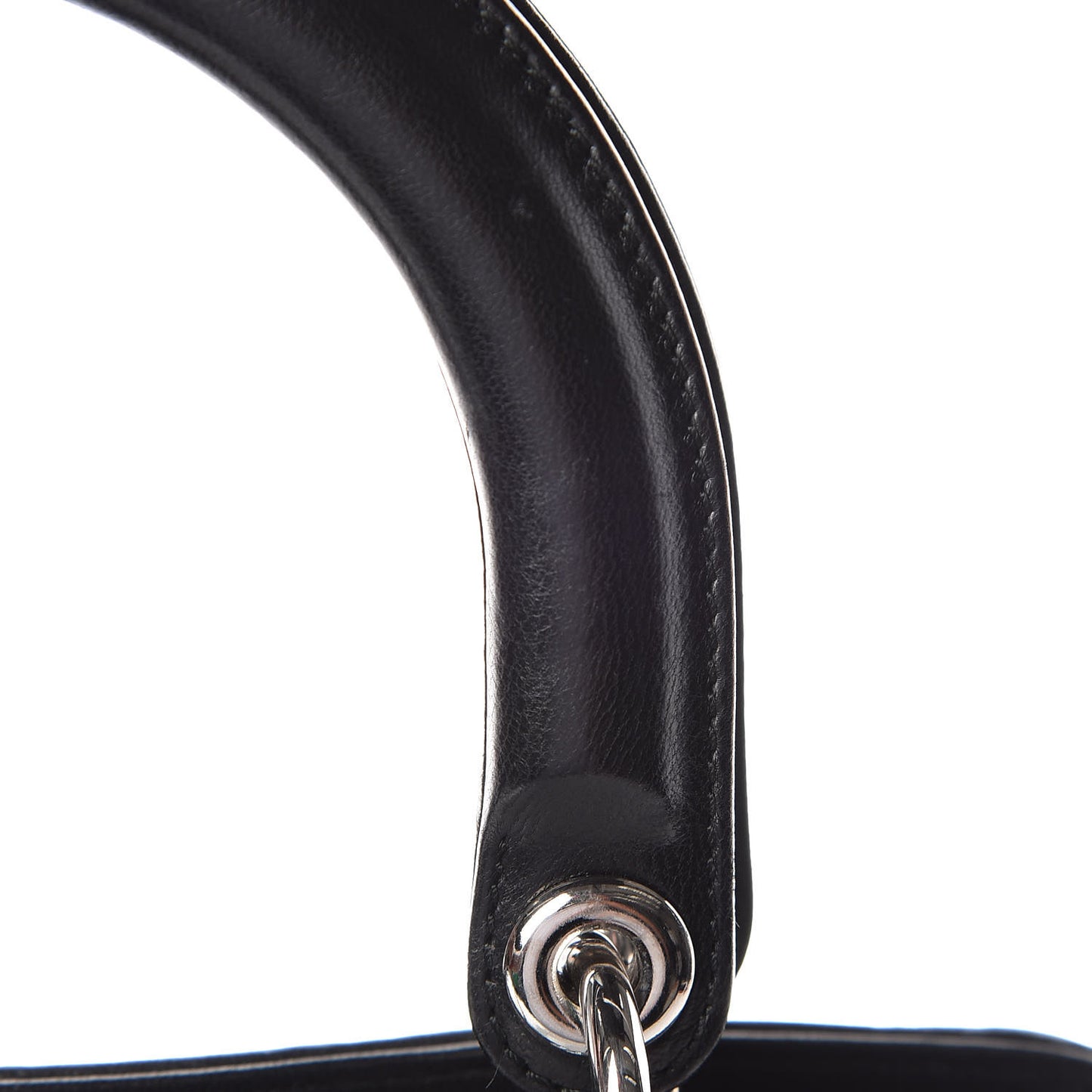 Lambskin Cannage Medium Granville Tote Black