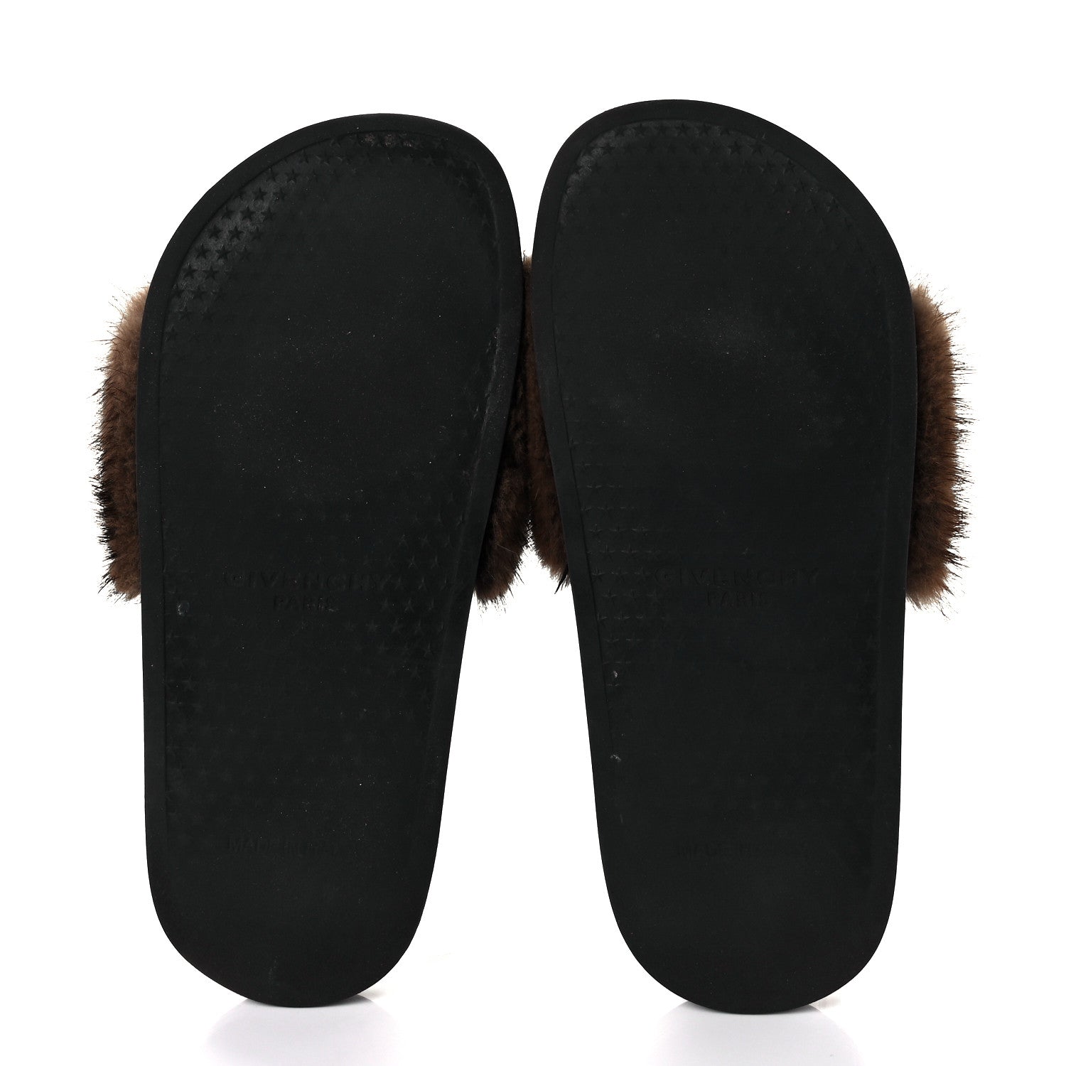 Givenchy Mink Rubber Slide Sandals 36.5 Brown 5 of 7