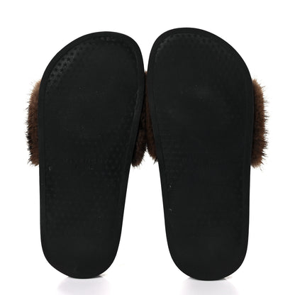 Givenchy Mink Rubber Slide Sandals 36.5 Brown 5 of 7