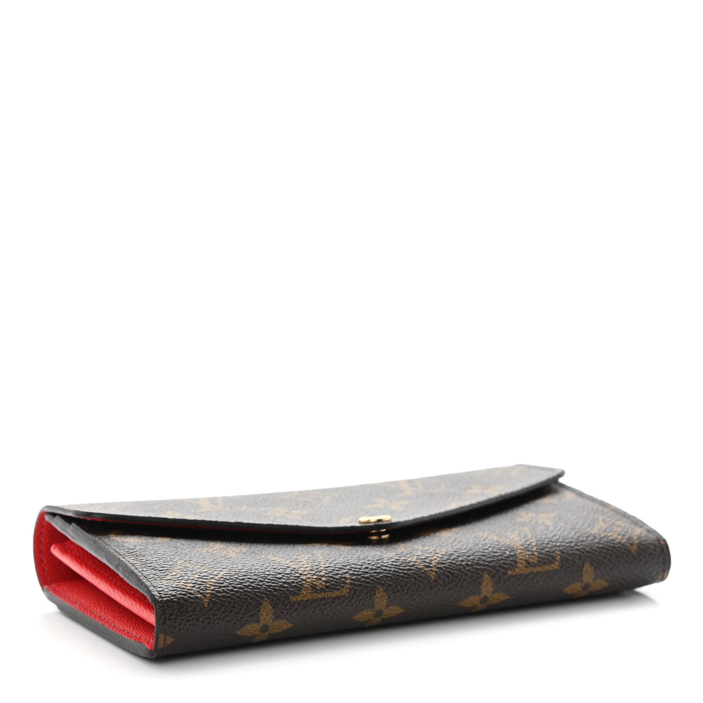 Monogram Sarah Wallet NM Coquelicot