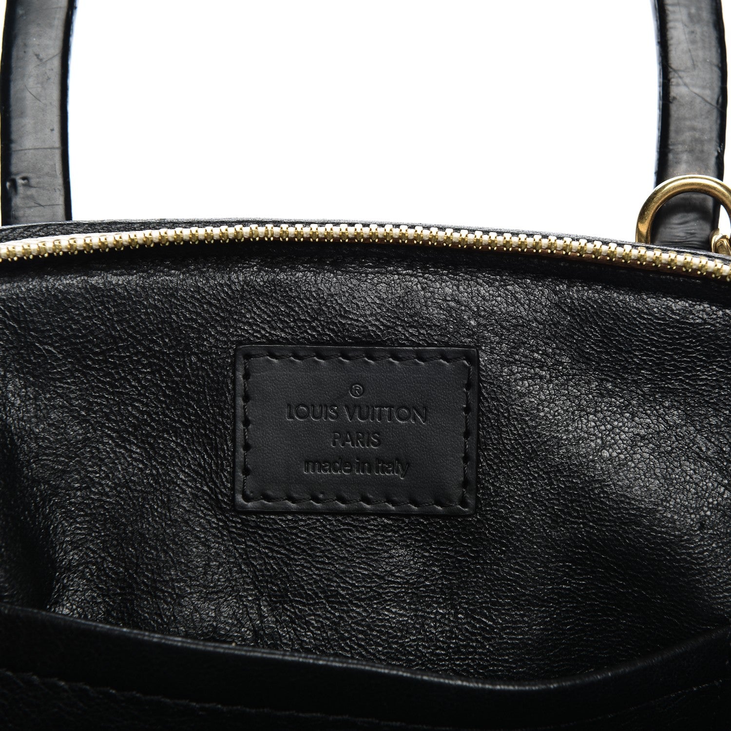 Louis Vuitton Lambskin Malletage Alma BB Natural 6 of 9