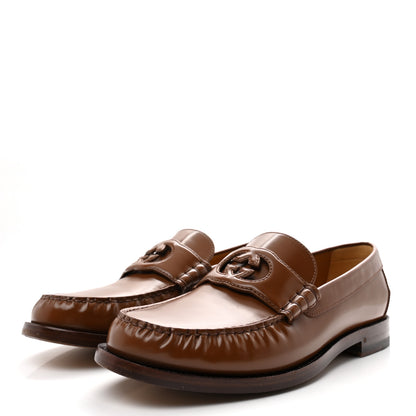 Gucci Calfskin Womens Interlocking G Millennial Ribot Loafers 37.5 Cuir 11 Cuir 4 of 10