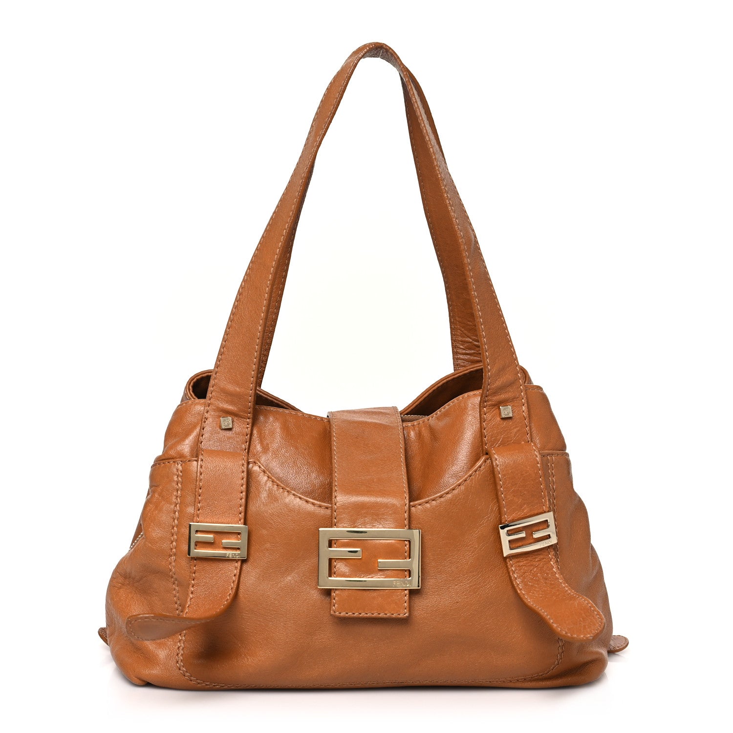 Fendi Nappa Sweet Hobo Tan 1 of 9