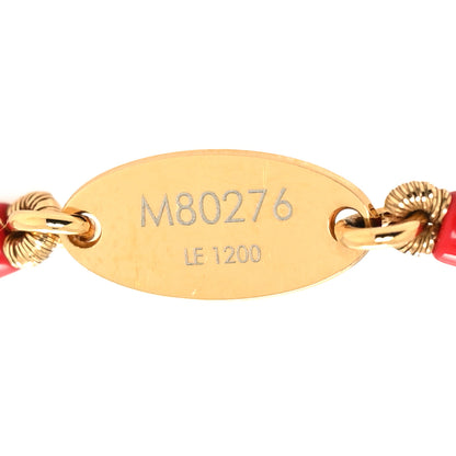 Louis Vuitton LV Crazy In Love Bracelet Gold Red 6 of 6
