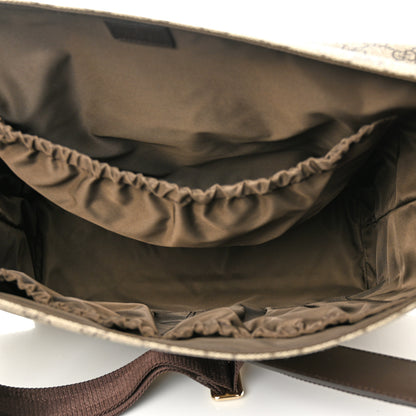 Gucci GG Plus Monogram Messenger Diaper Bag Dark Brown 6 of 11
