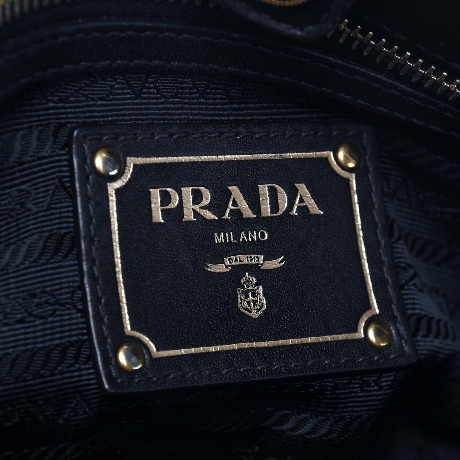 Prada Soft Calfskin Tote Black 6 of 10
