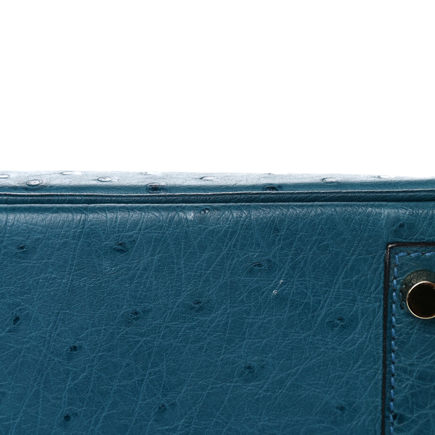 Hermes Ostrich Birkin 30 Cobalt 12 of 45