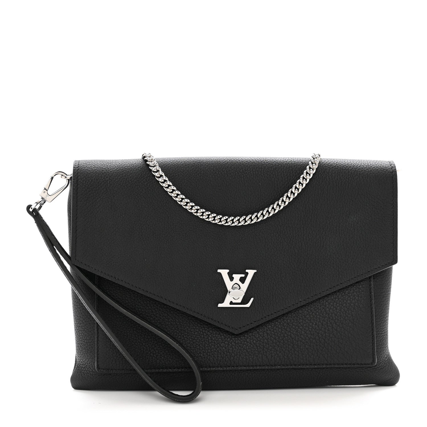 Louis Vuitton Soft Calfskin My Lockme Pochette Black 1 of 9