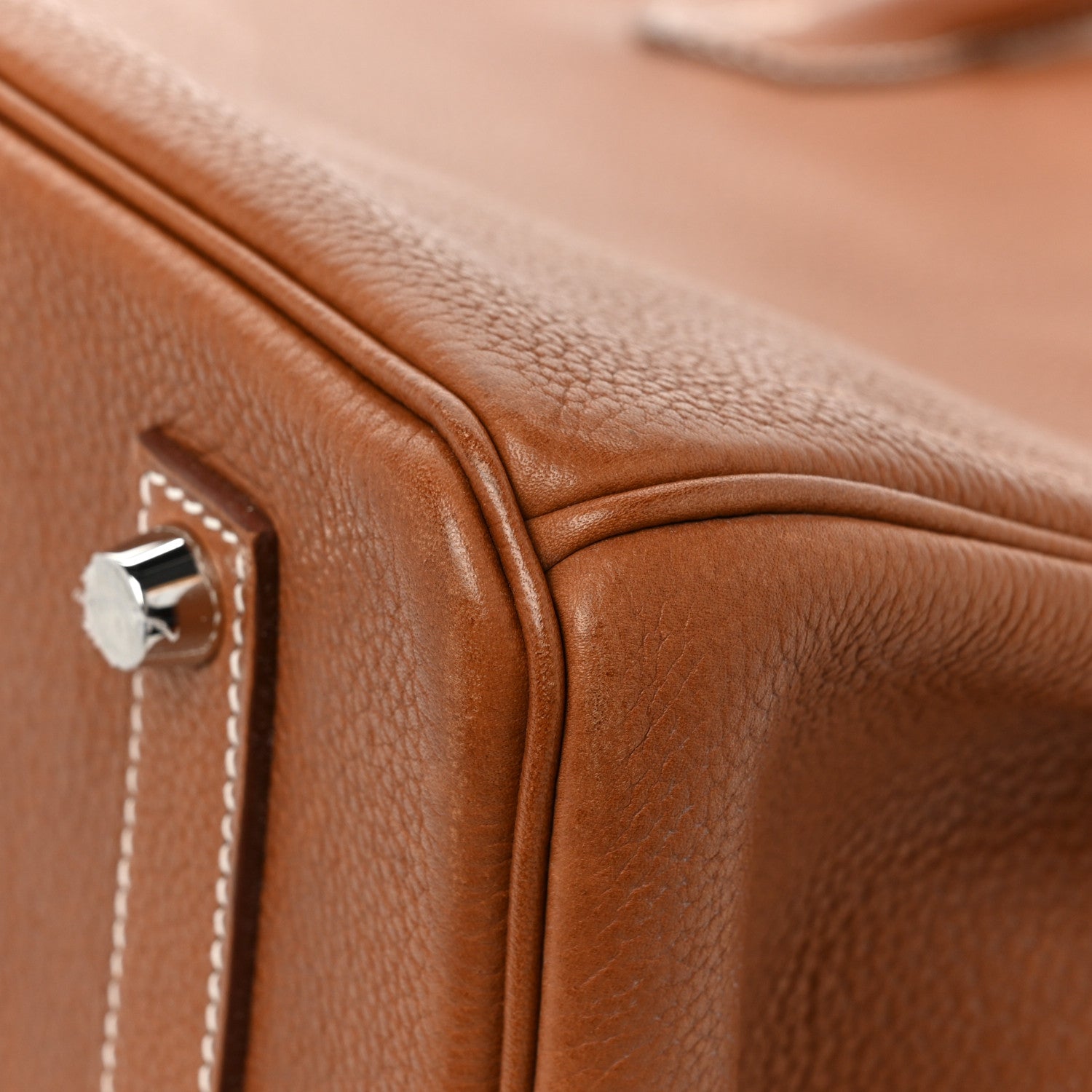 Hermes Natural Barenia Faubourg Birkin 35 Fauve 11 of 24