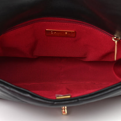 Chanel Lambskin Quilted Medium Chanel 19 Flap Black 5 of 11
